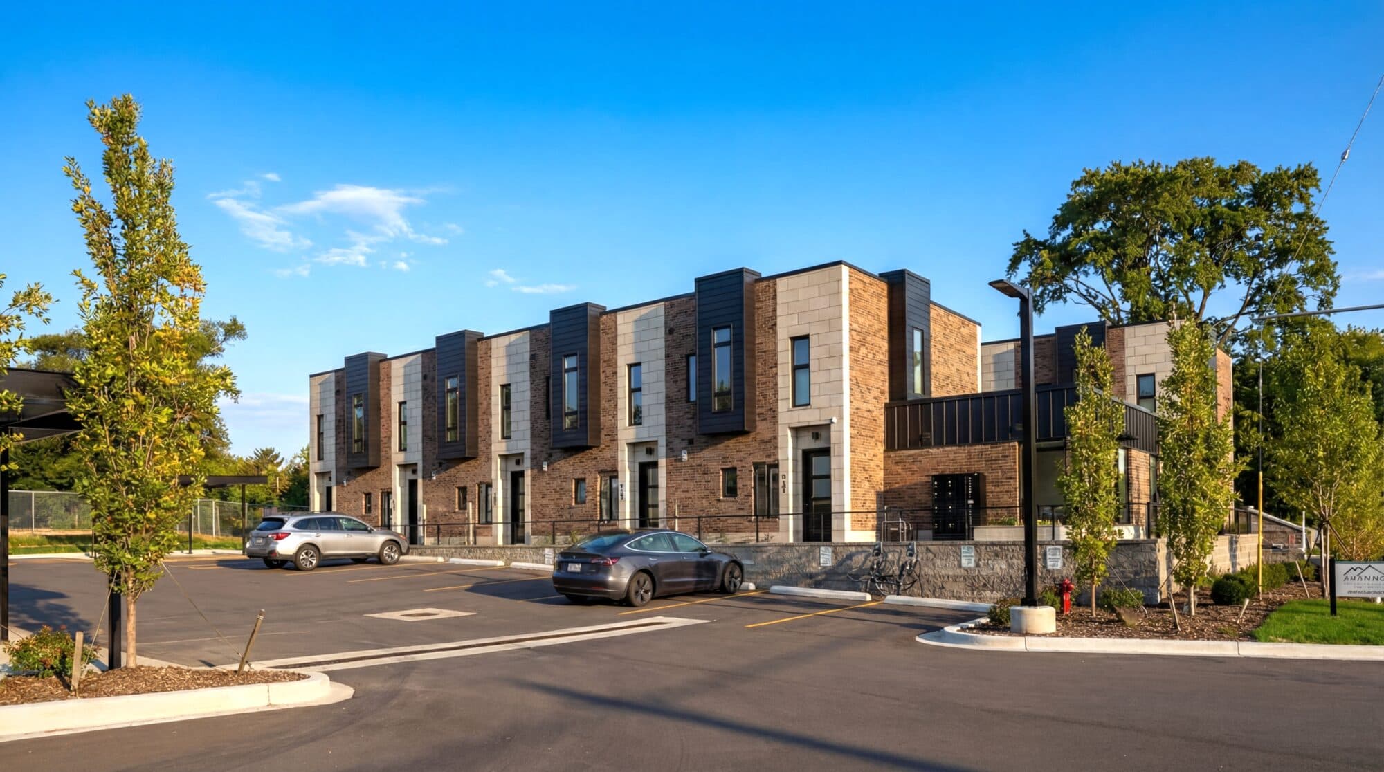 Tienken Traillofts complete gut renovation in Royal Oak Michigan with vaulted ceilings and modern finishes